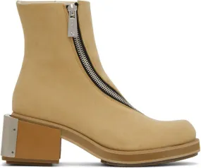 GmbH Beige Ergonomic Boots