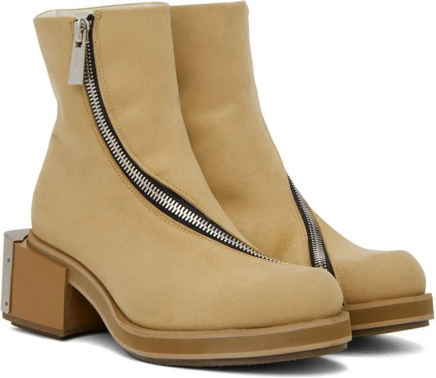 GmbH Beige Ergonomic Boots