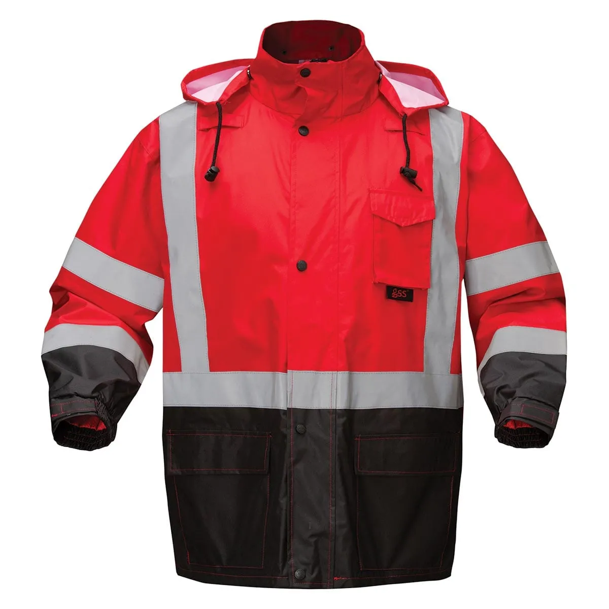 GSS Safety Enhanced Visibility Premium Rain Coat