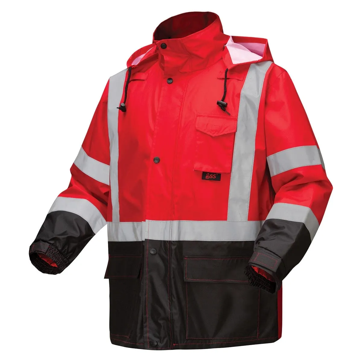 GSS Safety Enhanced Visibility Premium Rain Coat