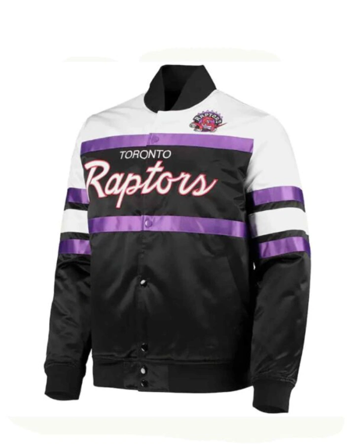 Jefferson Toronto Raptors Satin Varsity Jacket - William Jacket