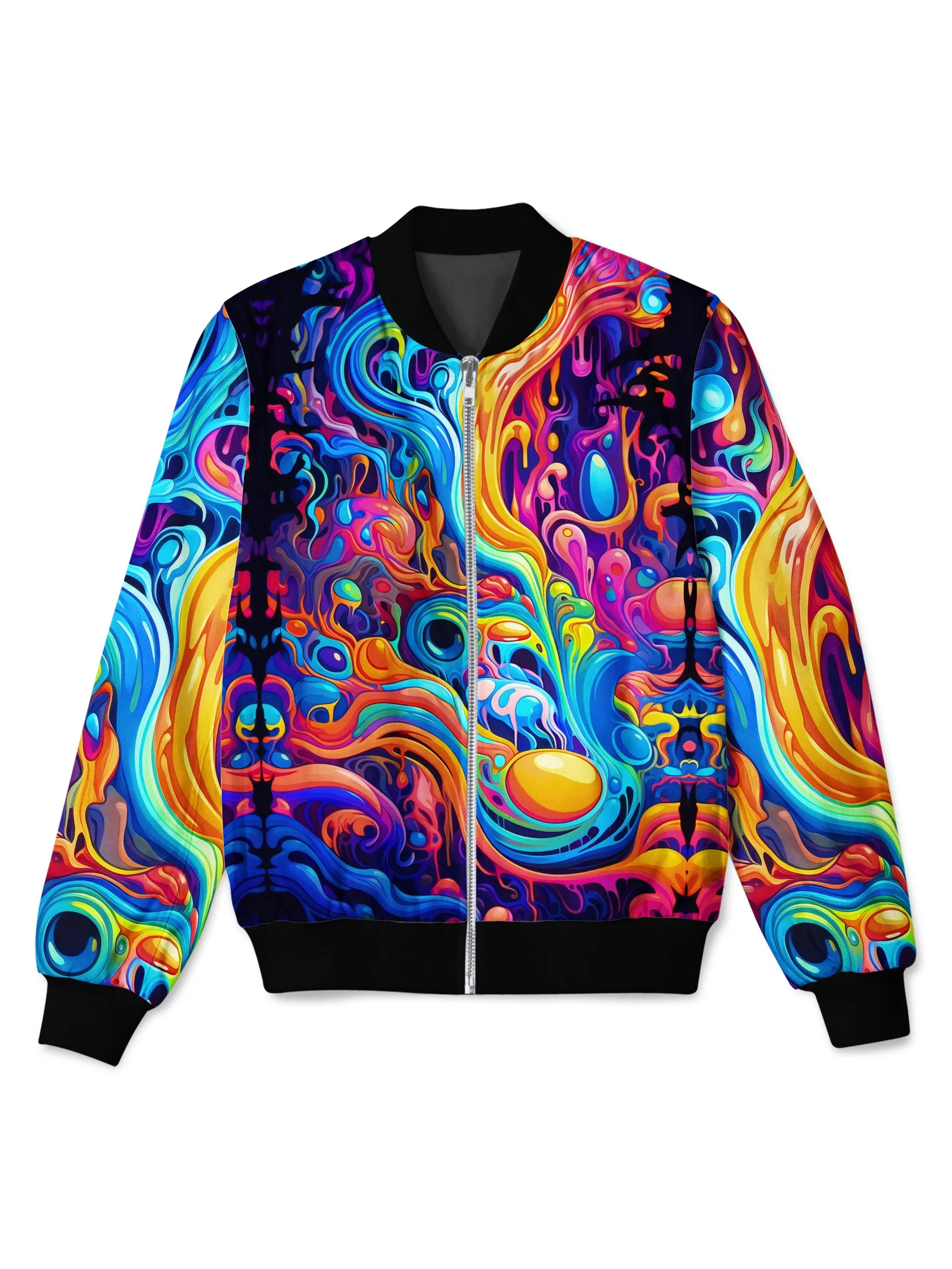 Kandi Swirl Bomber Jacket