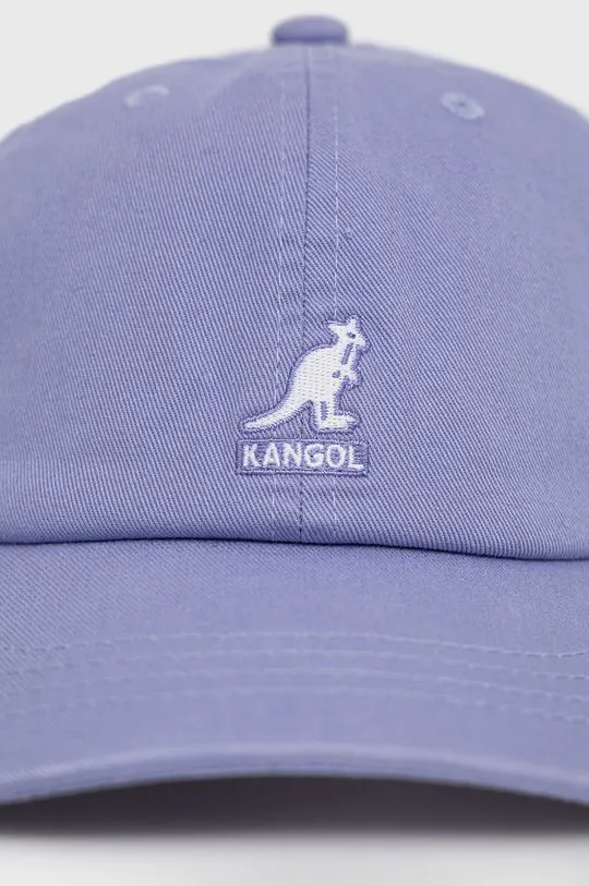 Kangol cotton baseball cap violet color