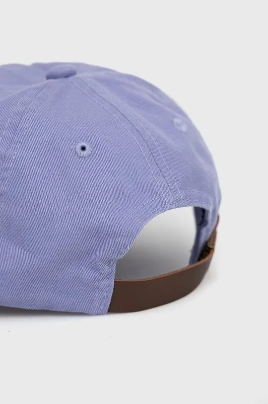 Kangol cotton baseball cap violet color