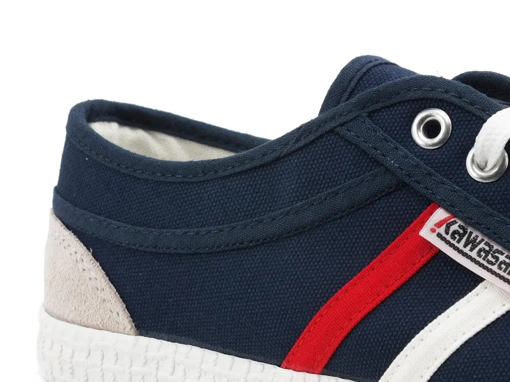 KAWASAKI Retro Canvas Shoe Sneaker Uomo Navy K192496