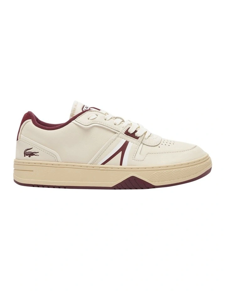 L001 223 5 SMA Sneaker in White/Burgundy