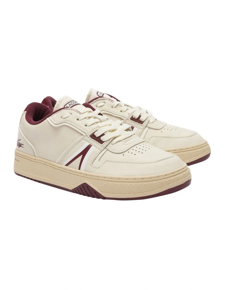 L001 223 5 SMA Sneaker in White/Burgundy