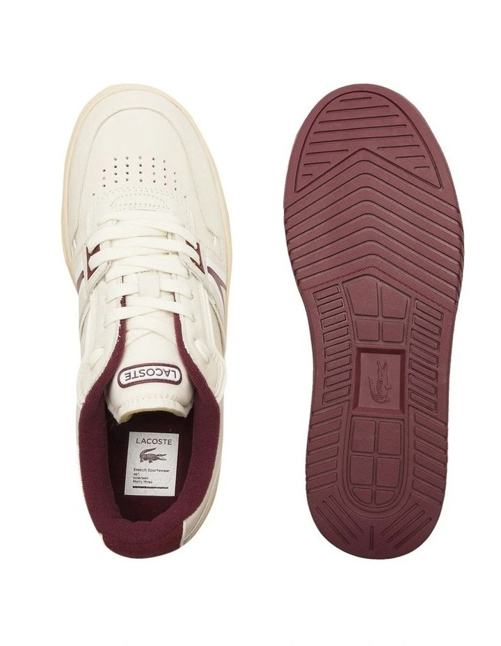 L001 223 5 SMA Sneaker in White/Burgundy