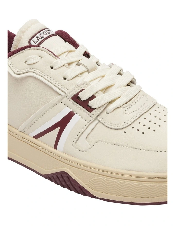 L001 223 5 SMA Sneaker in White/Burgundy