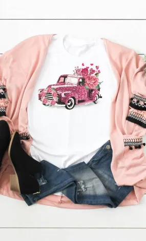 Leopard Heart Truck Tee