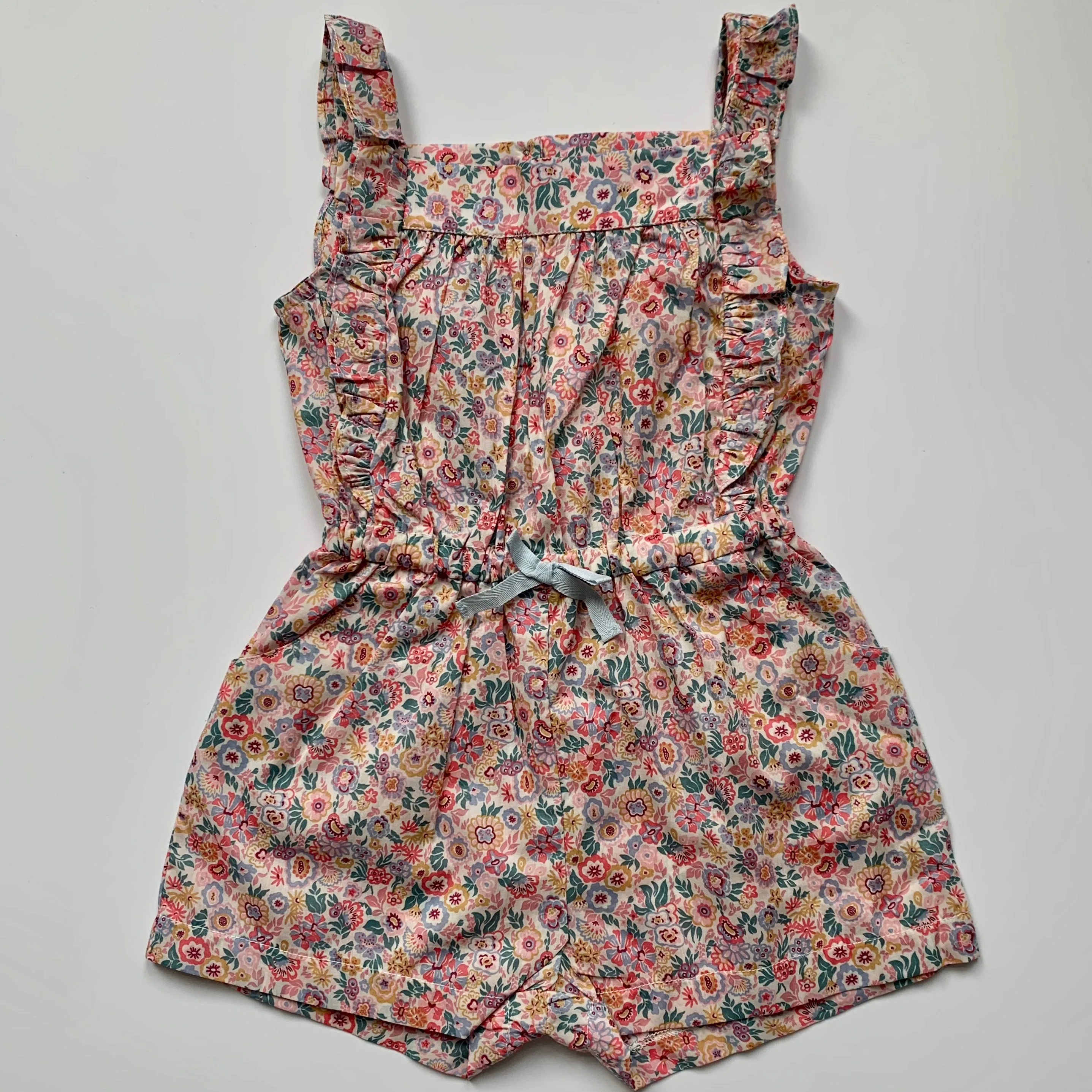 Marie-Chantal Flora Print Romper: 3 Years