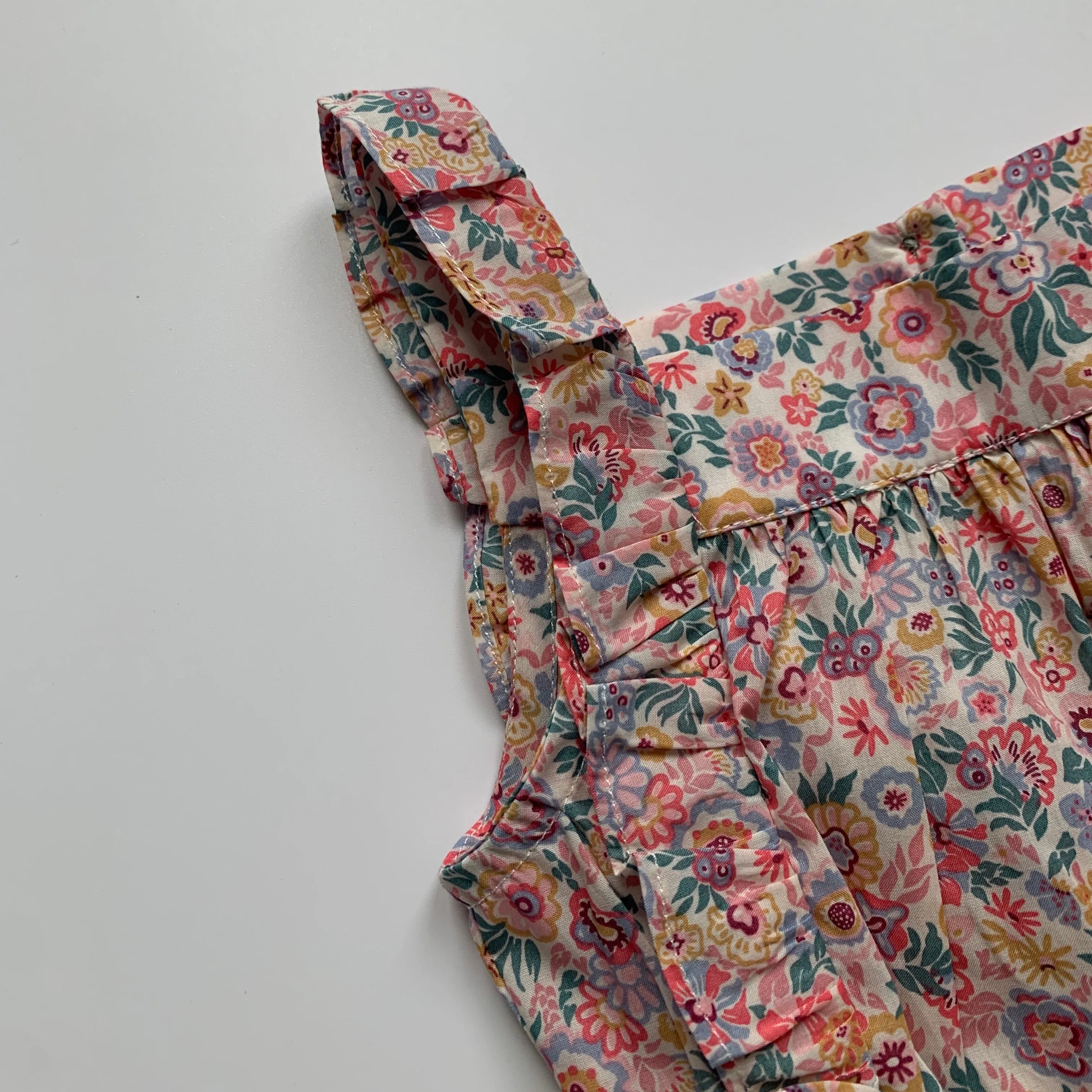 Marie-Chantal Flora Print Romper: 3 Years