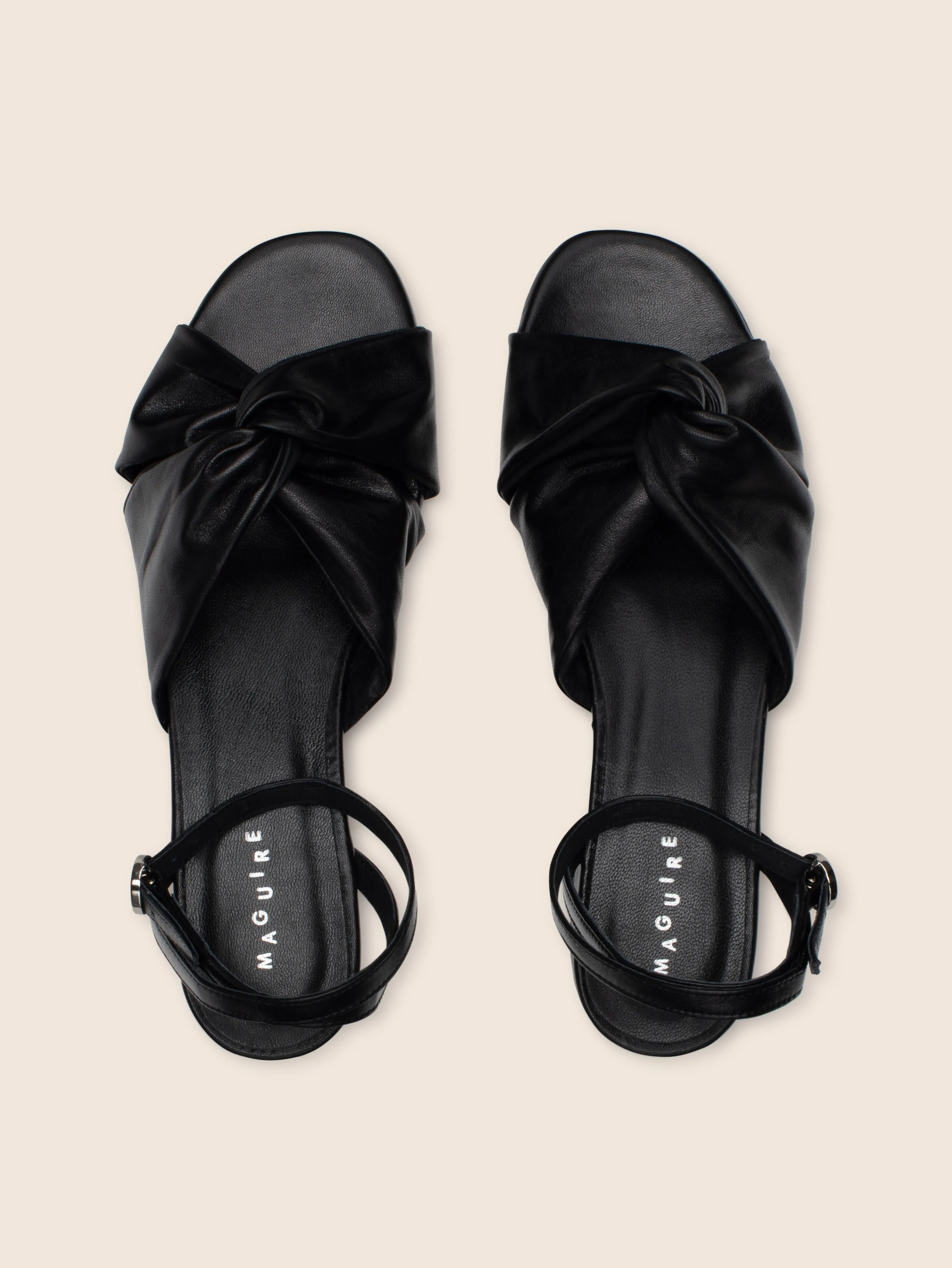 Mataro Black Sandal