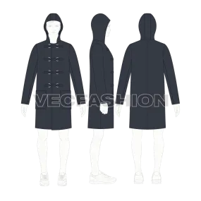 Mens Clasp Coat