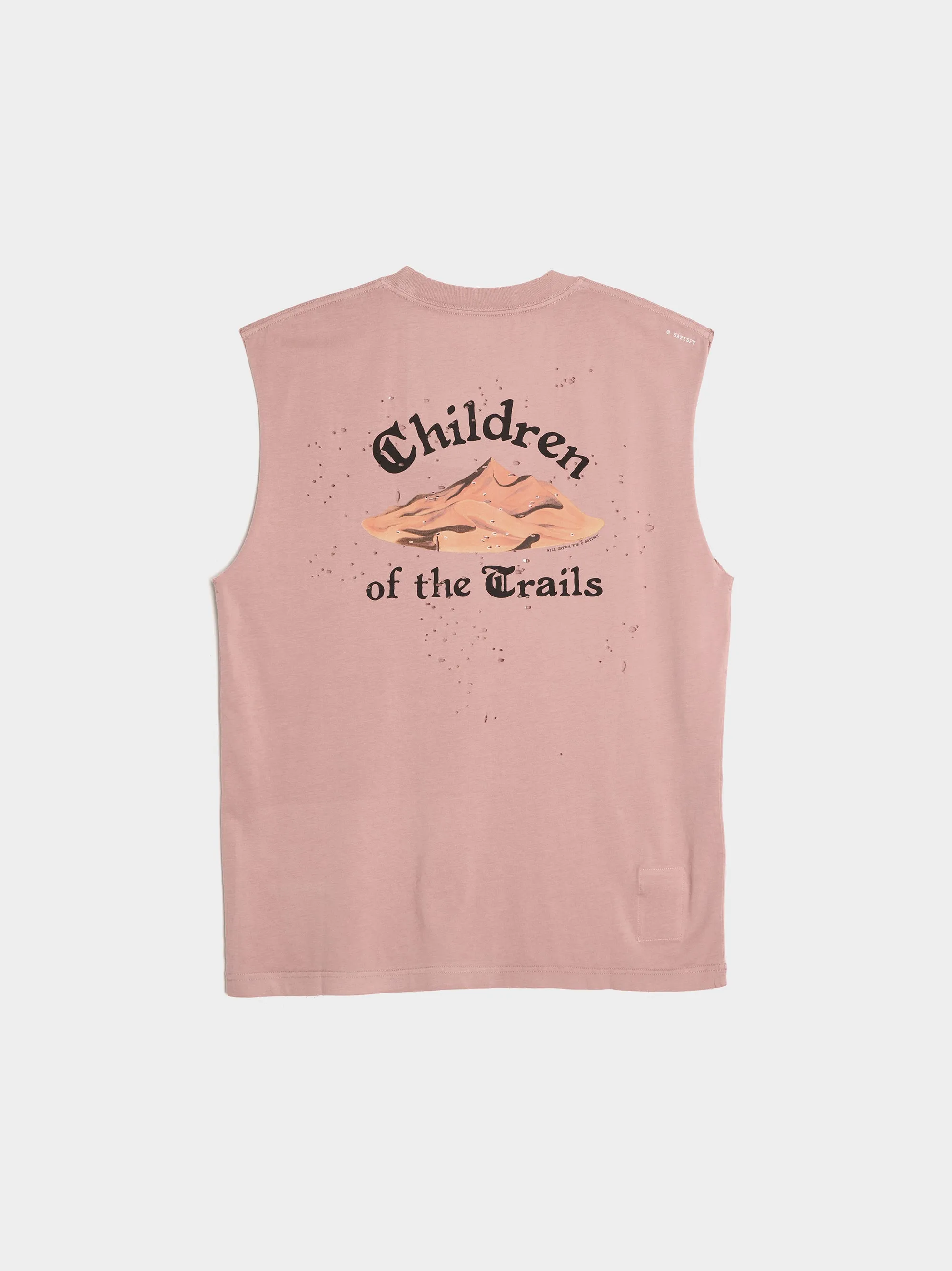 MothTech TM Muscle Tee, Aged Ash Rose