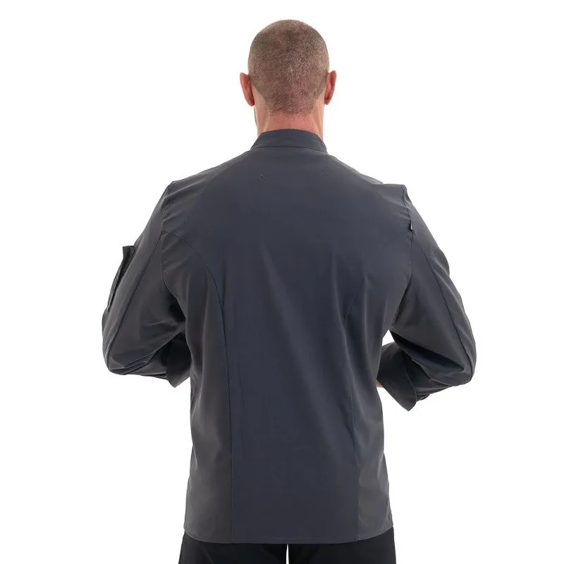 Nero Gray Chef Coat Long Sleeves - ROBUR