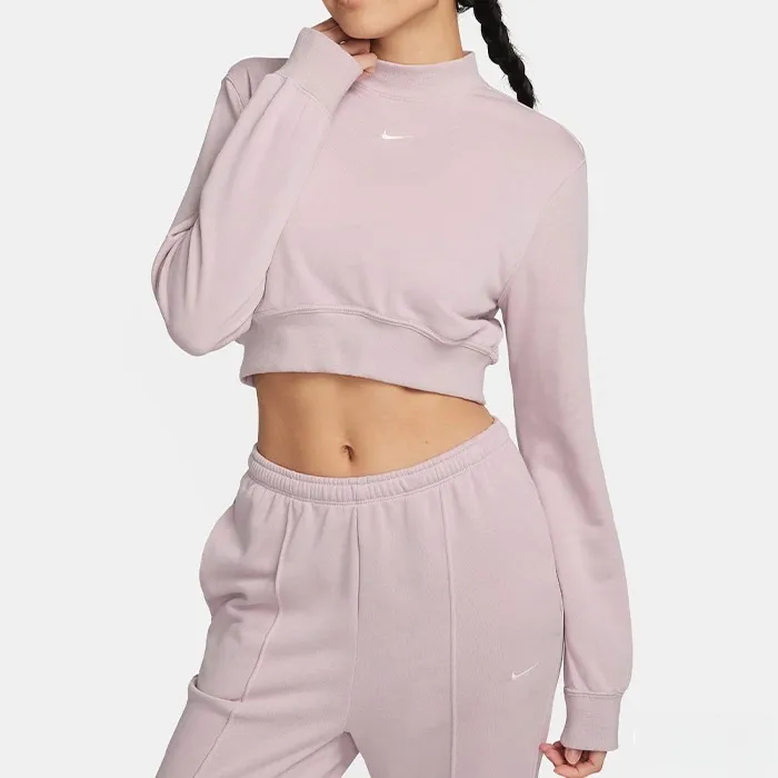 Nike  |Blended Fabrics Street Style Long Sleeves Plain Cotton