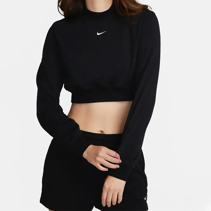 Nike  |Blended Fabrics Street Style Long Sleeves Plain Cotton