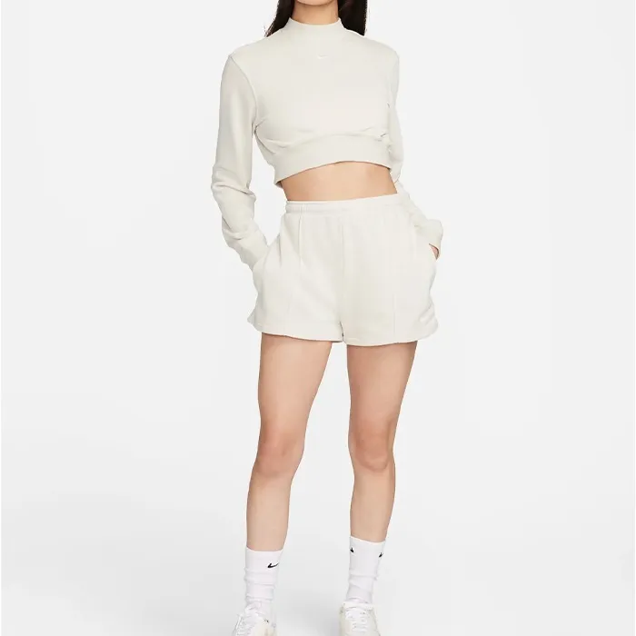 Nike  |Blended Fabrics Street Style Long Sleeves Plain Cotton