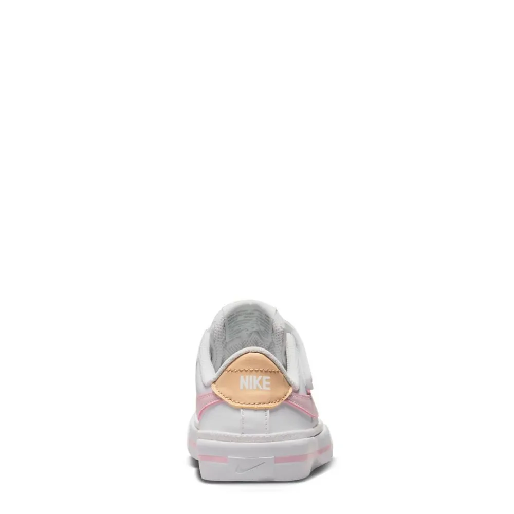 NIKE  GIRLS LITTLE KID COURT LEGACY SNEAKER