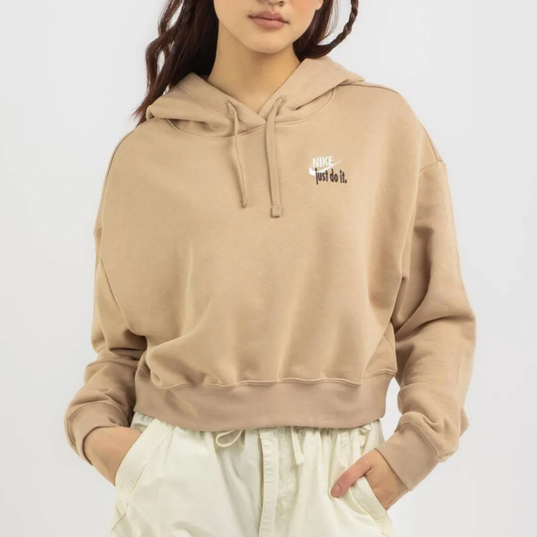 Nike  |Unisex Street Style Long Sleeves Cotton Khaki Co-ord Logo