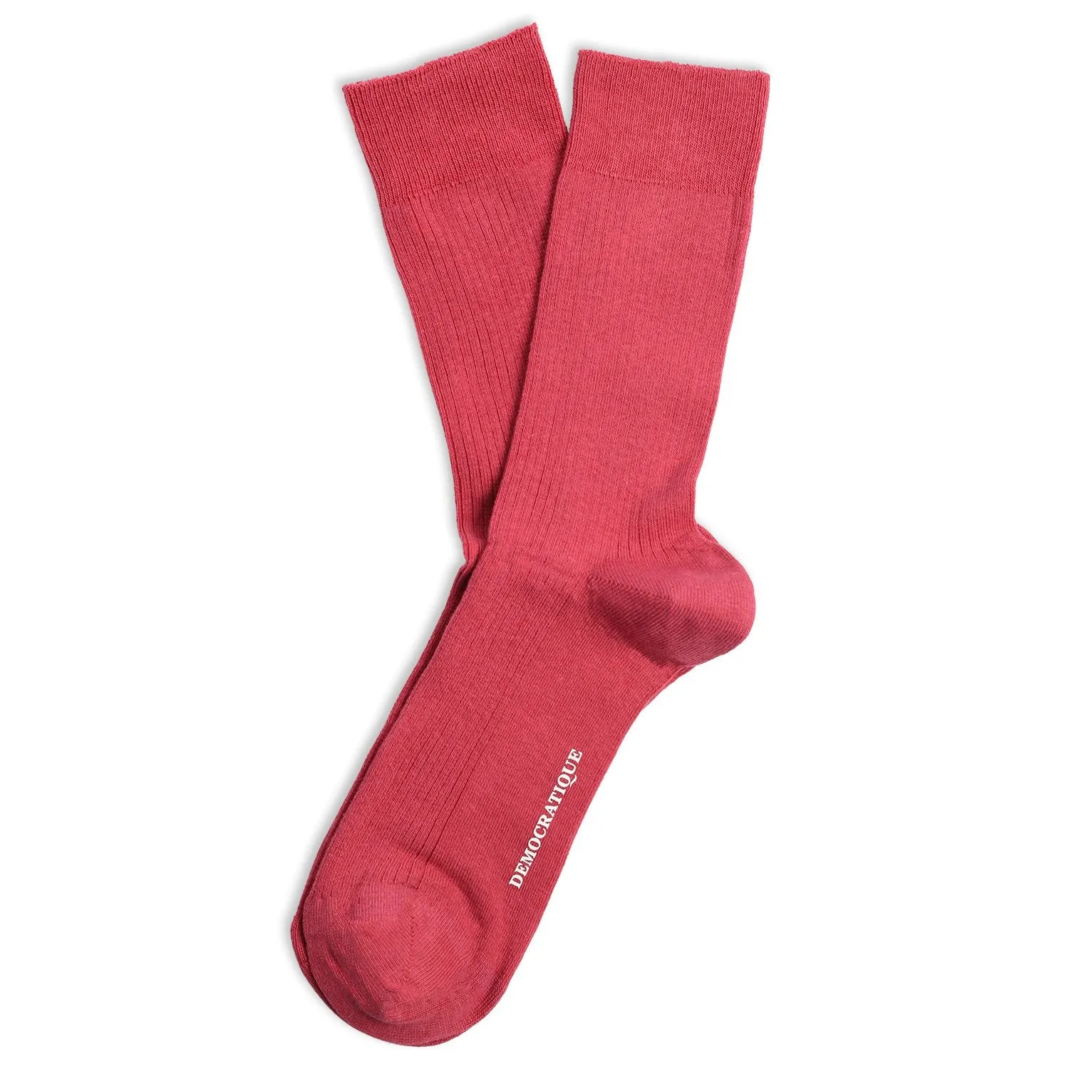 Originals Fine Rib Socks Light Rosso