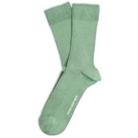 Originals Fine Rib Socks Soft Green