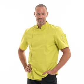 Pistachio Short Sleeve Chef Coat NERO - ROBUR