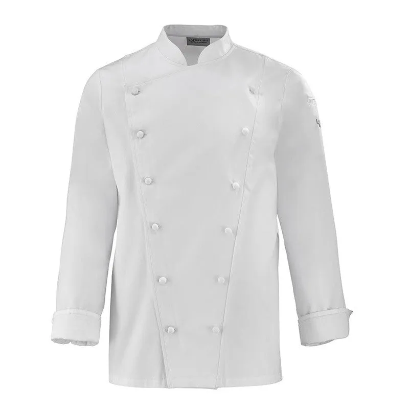 Platinum white kitchen Coat for women - LAFONT