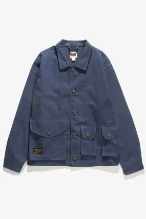 Red Ruggison - Twill Military Work Jacket - Navy