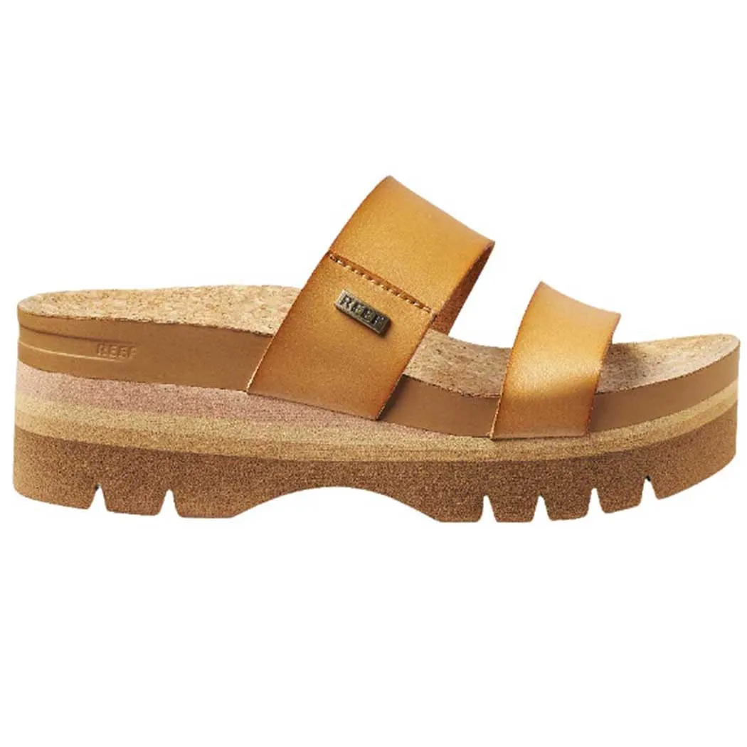 Reef Cushion Vista Higher Slide Sandal Natural (Women's)