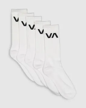 RVCA VA Sport Sock 5 Pack