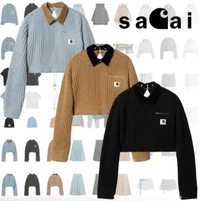 sacai  |Casual Style Wool Rib Street Style Collaboration