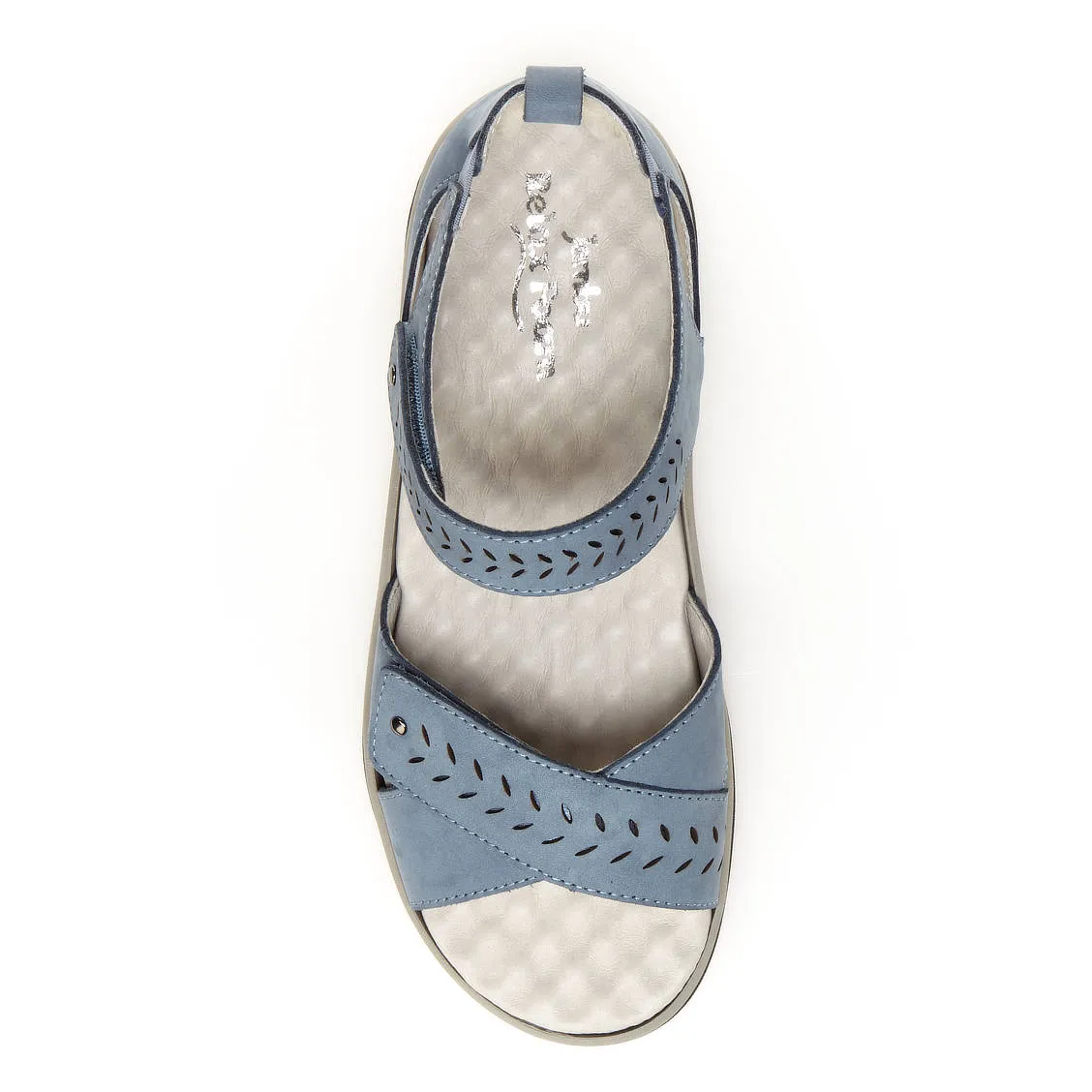 Sedona (Light Blue) Rocker Bottom Sandal