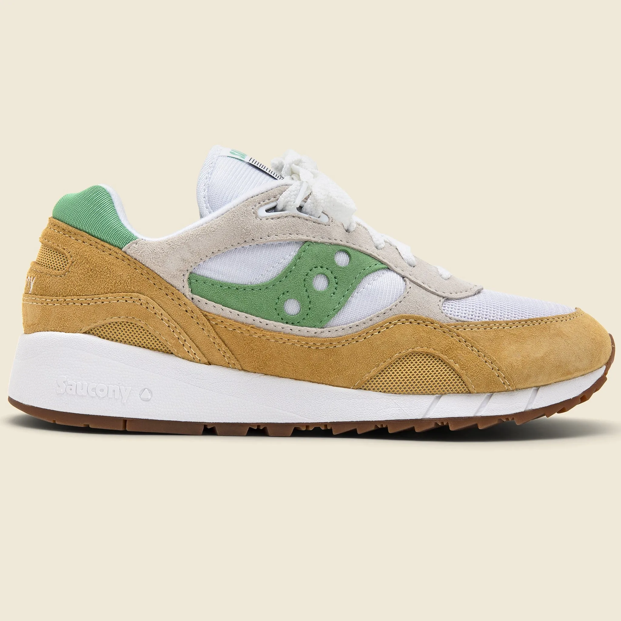 Shadow 6000 Sneaker - White/Mint/Yellow