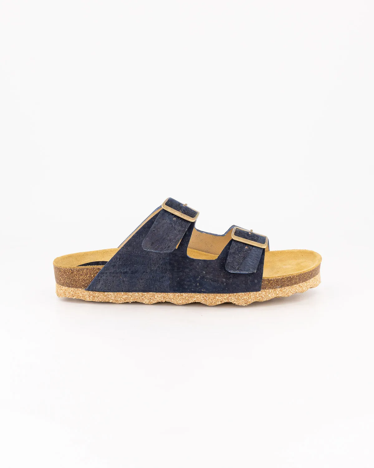 Signature Cork Sandal - Navy