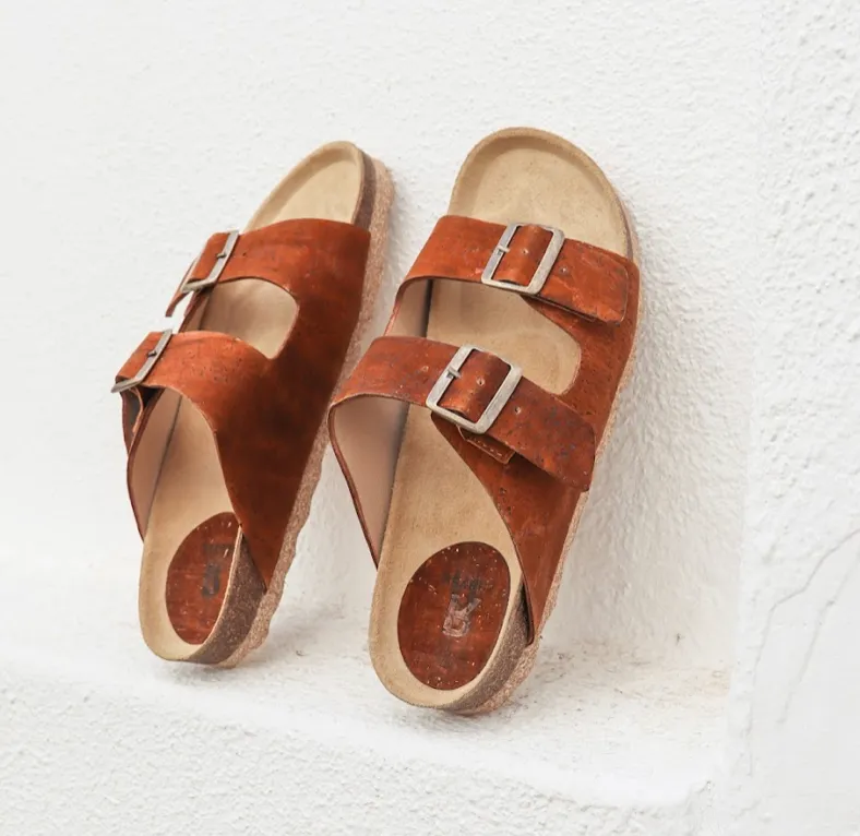 Signature Cork Sandal - Tan