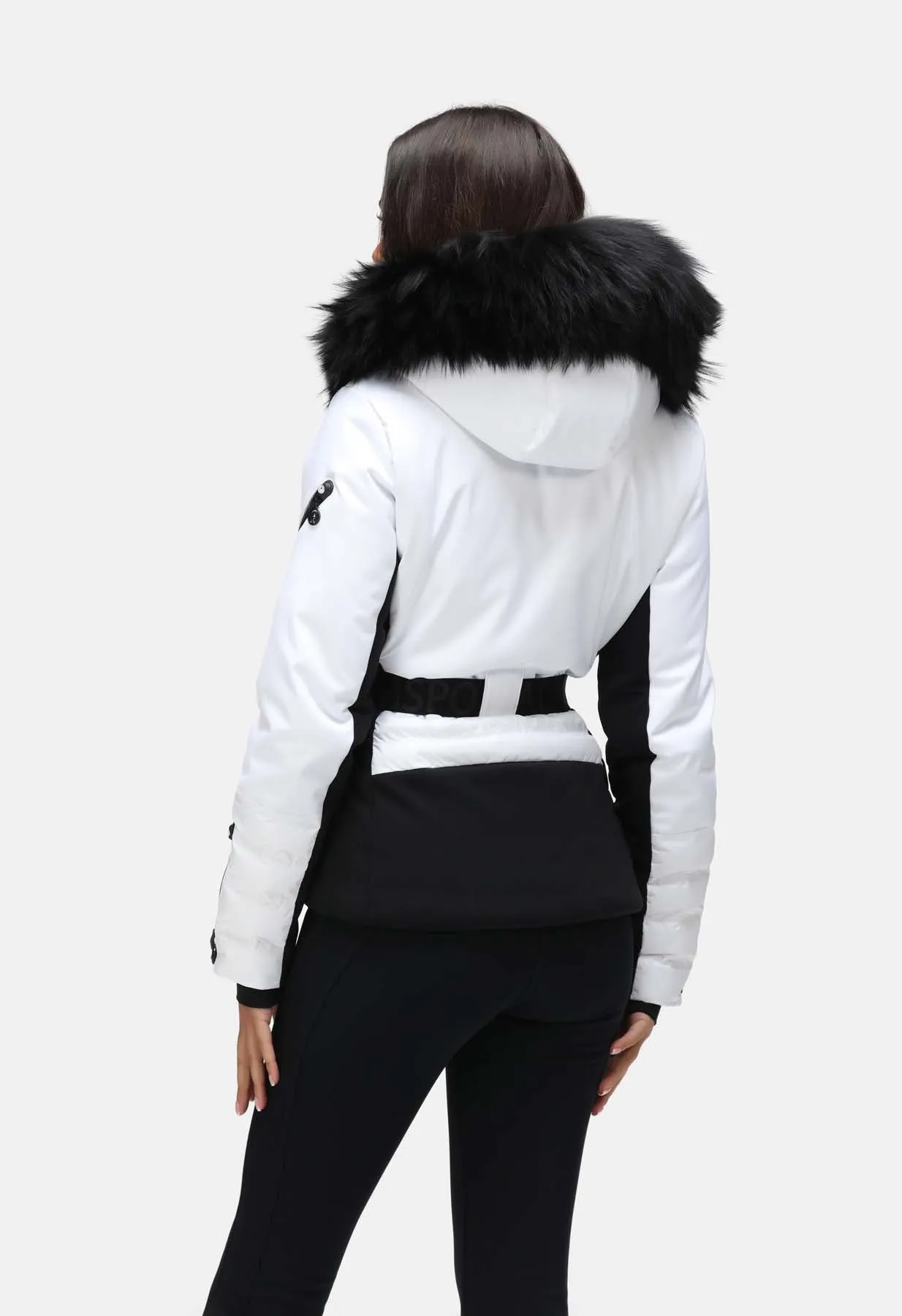 Sportalm Fur Trim in Black