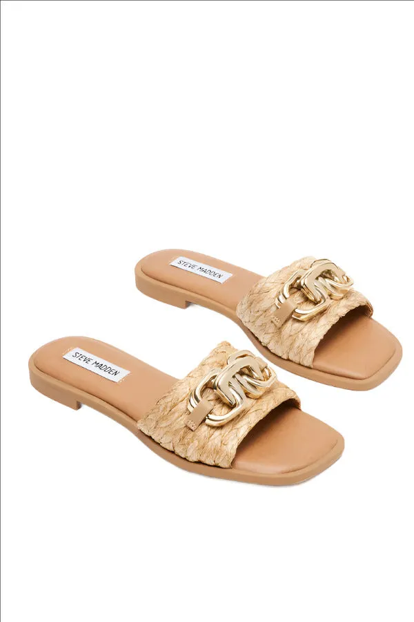 Steve Madden Gene Raffia Sandal