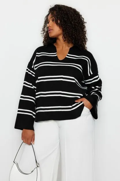 Striped Knitwear Sweater