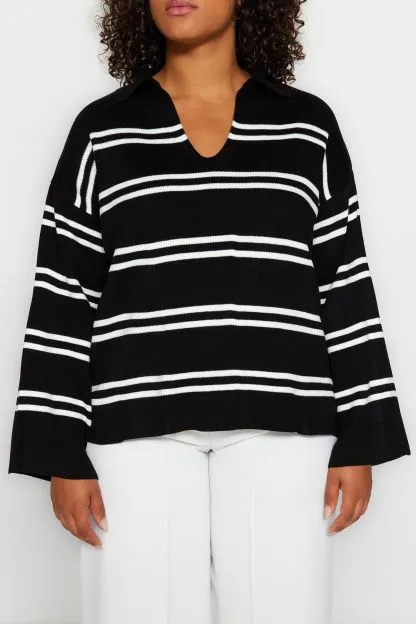 Striped Knitwear Sweater