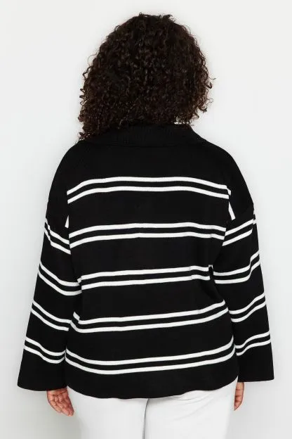 Striped Knitwear Sweater