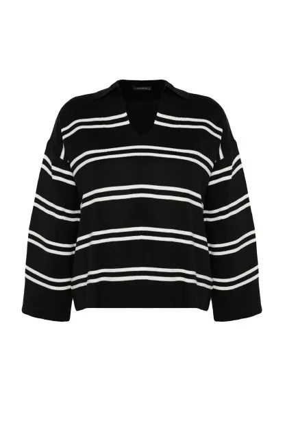 Striped Knitwear Sweater