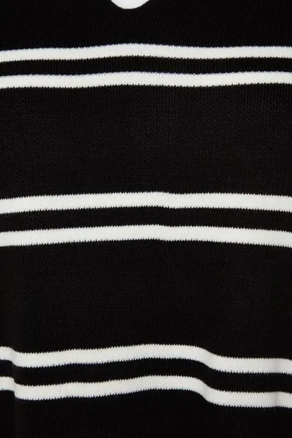 Striped Knitwear Sweater