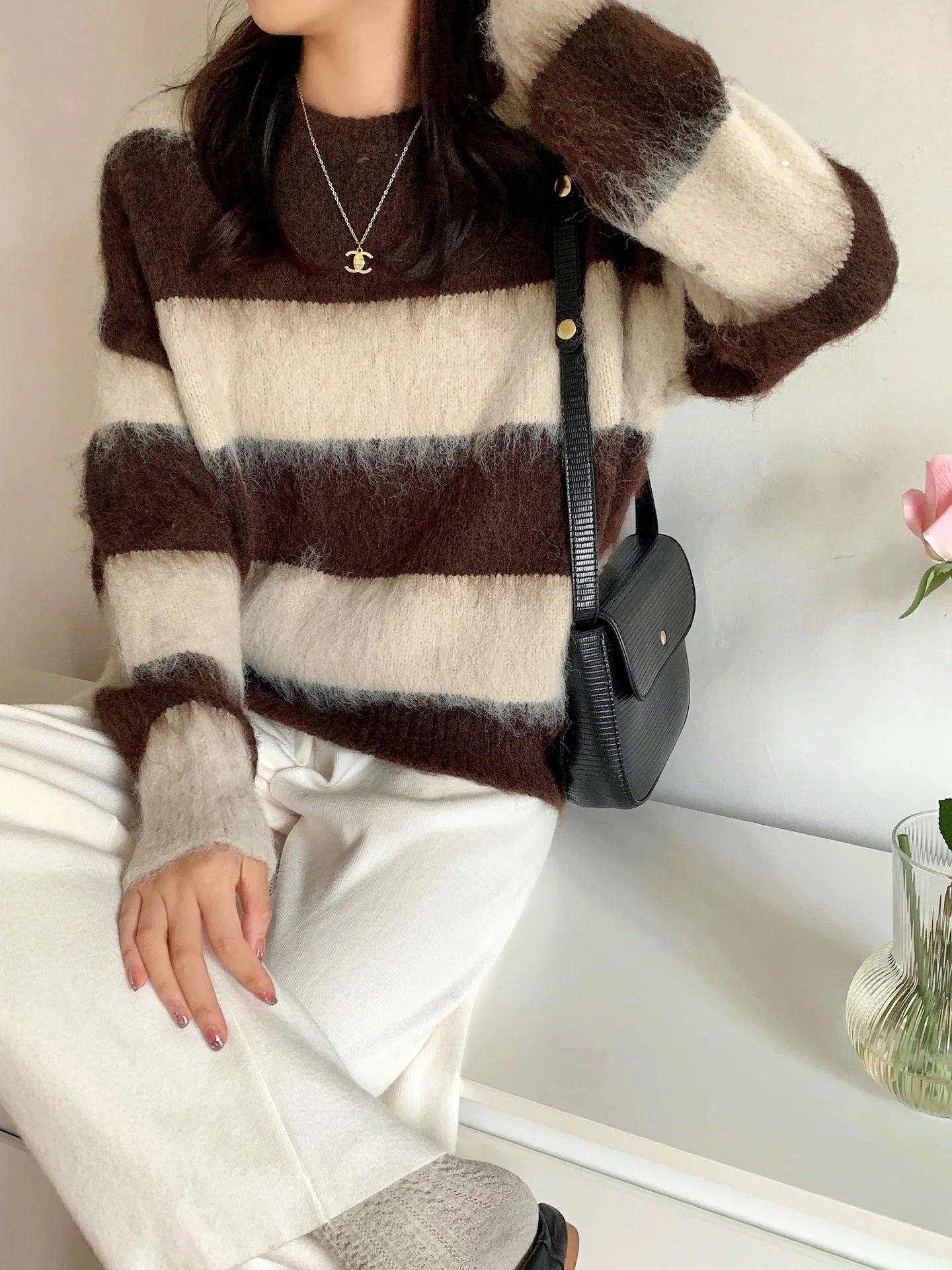 Striped Pullover Sweater