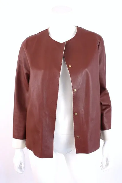 THE ROW Leather Jacket