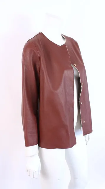 THE ROW Leather Jacket