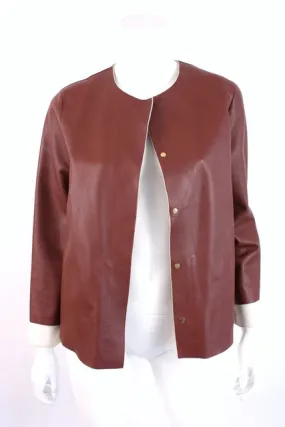 THE ROW Leather Jacket