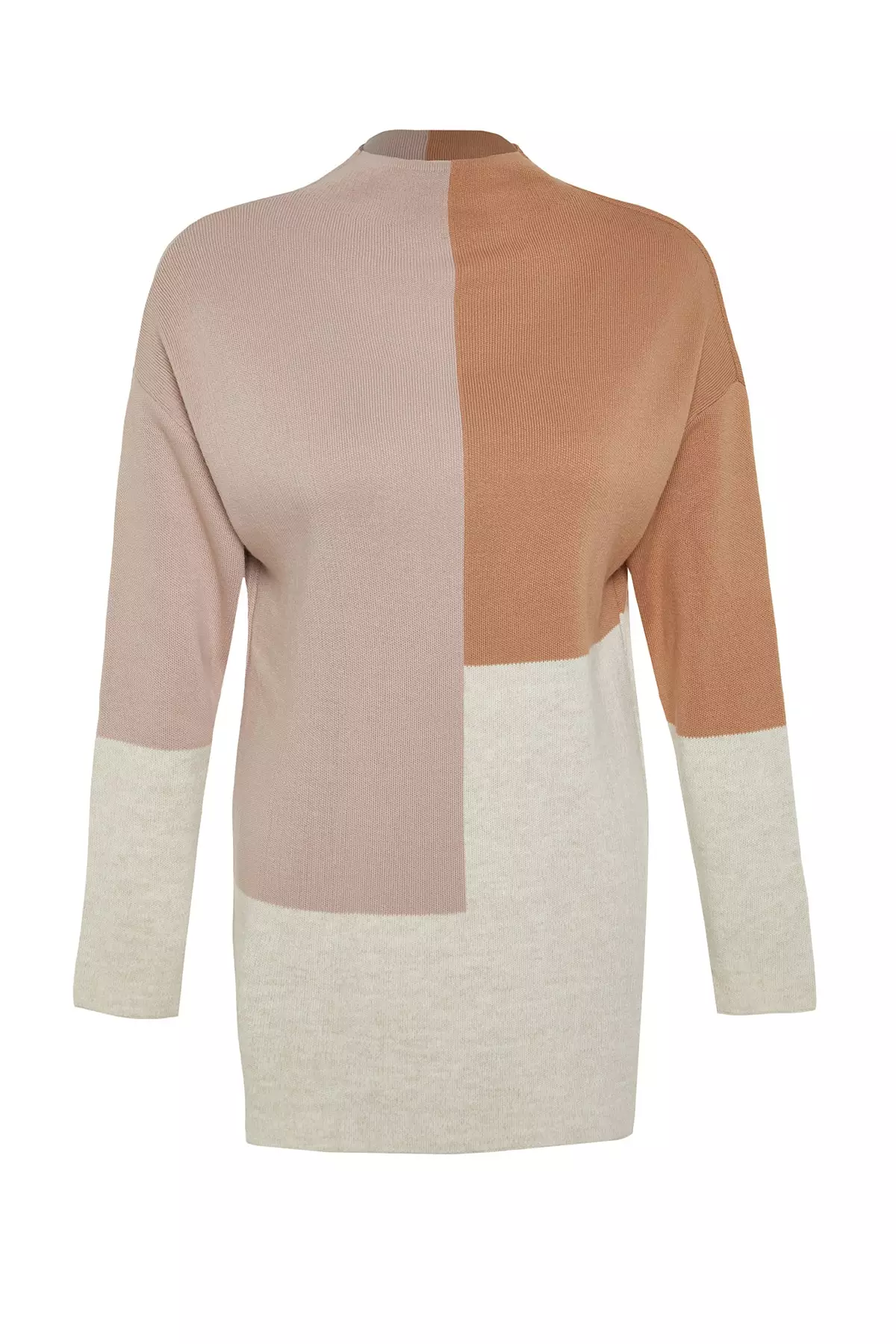 Trendyol Colour Block Knitted Sweater