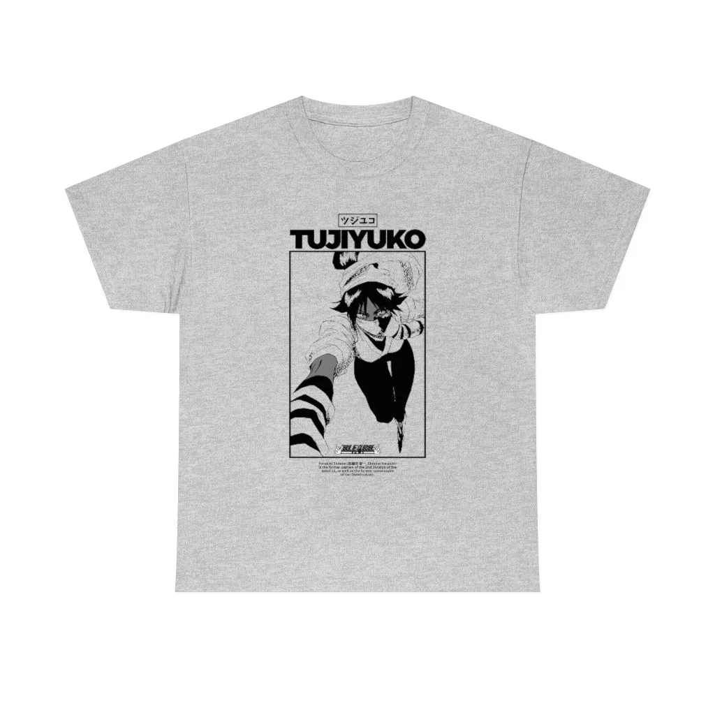 Tuji yuko X Bleach Exclusive Yoruichi Shihōin Heavy Cotton Tee